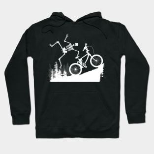 Funny Skeleton BMX Halloween Gift For Men And Boys Hoodie